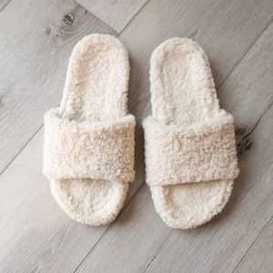 Fuzzy slippers